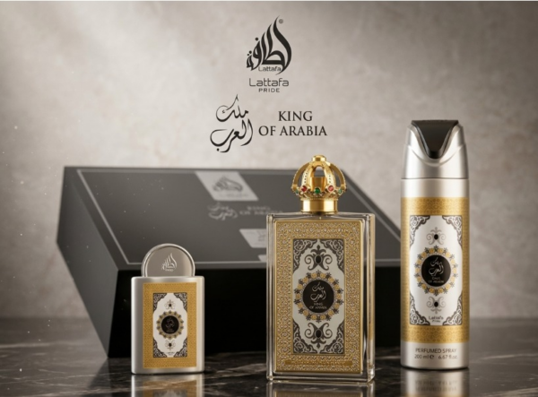 Kit Lattafa Pride King of Arabia Gift Set