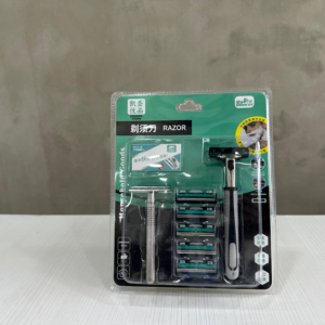 Maquina y navaja para afeitar con 10 und