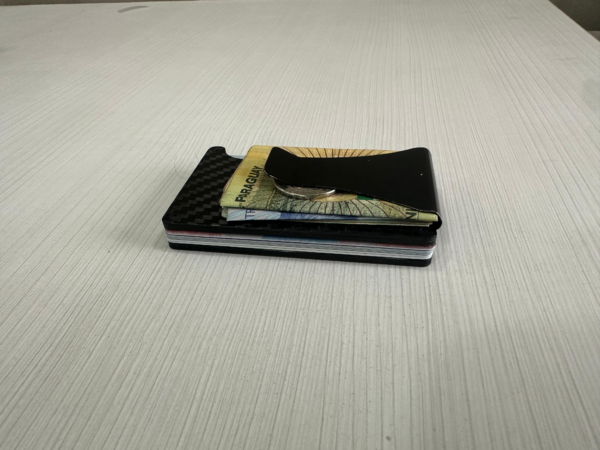 Billetera Anti Robo Fibra de Carbono